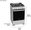 Cocina DREAN CD6007MI MG 60 cm Acero Inoxidable