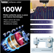 Máquina De Coser LUMINA MILANO Celeste Semi Industrial