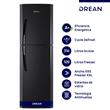 Heladera con freezer  DREAN  HDR320F50N Cíclica 314 L Black Steel