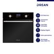 Horno A Gas DREAN HGDR601CN Empotrable 60 cm Negro Digital 