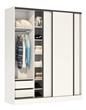 Placard MOSCONI PREMIUM NATURA 56385 Puertas Corredizas 1.80 Mts Blanco 