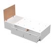Cama Box MOSCONI 57021 Benethon 80 81x192x38 cm Blanco 