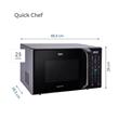 Microondas BGH B223DN20I Eco Negro Digital 23 Litros 