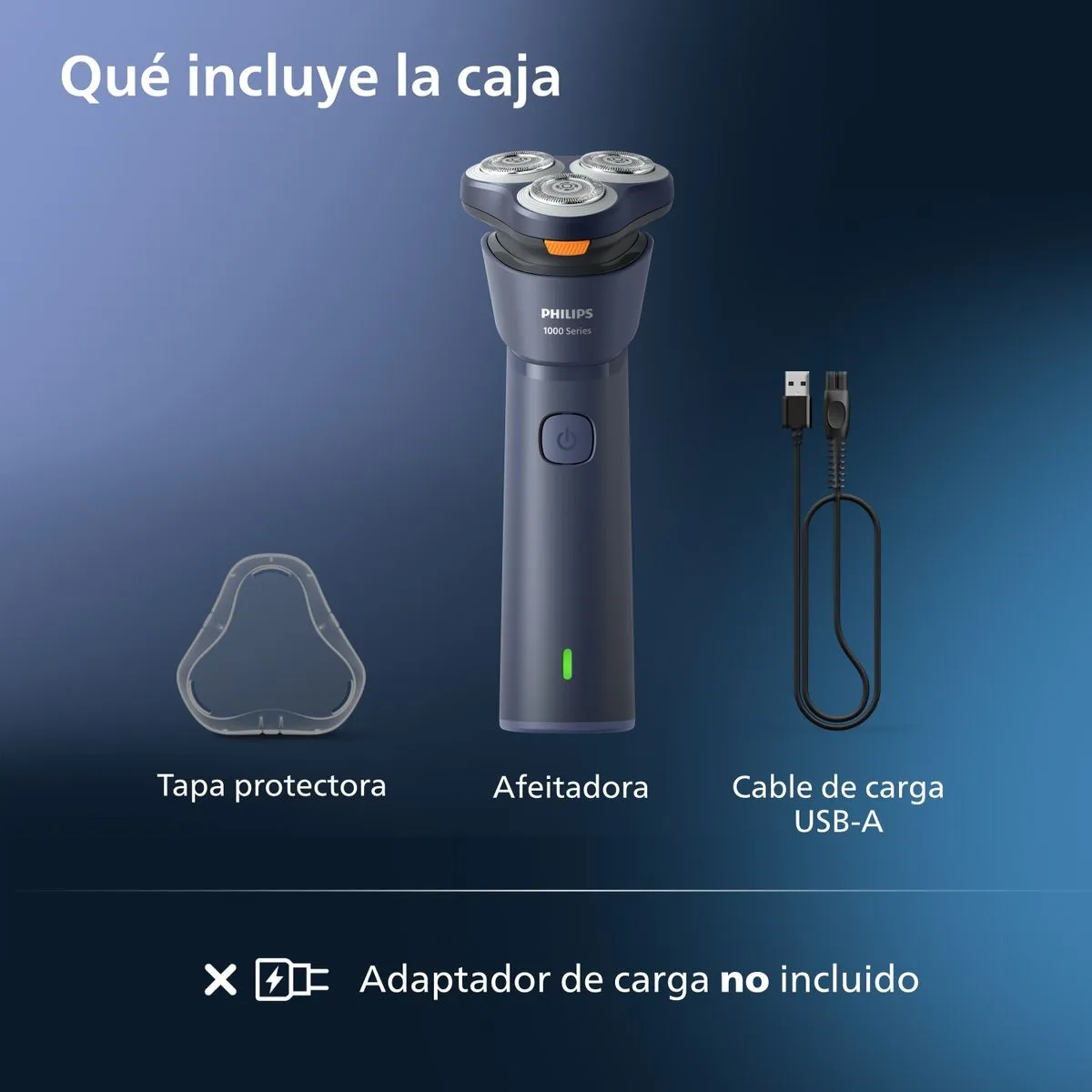 Afeitadora Philips S1881/00 Serie 1000 uso en Húmedo y Seco