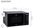 Microondas BGH B120DN20I Eco Negro Digital 20 Litros
