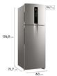 Heladera ELECTROLUX IF43S Top Freezer No Frost Inverter 408Lts Plata