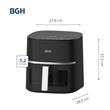 Air Fryer BGH BAF52N24 5,2 Litros