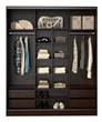 Placard MOSCONI PREMIUM NATURA 56395 Puertas Corredizas 1.80 Mts Wengue