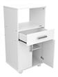 Mueble MOSCONI EXPRESS 10159 Porta Microondas 2 Puertas Con Grill Blanco