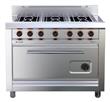 Cocina MORELLI 010313 BASIC CHEFF 1100 107,5 cm 6 Hornallas Reja Fundición Liviana