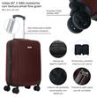 Valija CHECK IN 39104 pulg bordeaux 20"