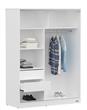 Placard MOSCONI DAKAR 56410 1.40 Mts 2 Puertas Corredizas Blanco