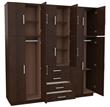 Placard MOSCONI DAKAR PLUS 56587 214×209×46 12 Puertas Wengue