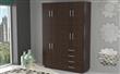 Placard MOSCONI DAKAR PLUS 56603 214×140×46 cm 8 Puertas Wengue