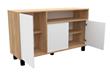 Vajillero MOSCONI 56920 Doors Nebra Natural/Blanco 130 129×77×40 cm