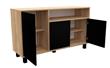 Vajillero MOSCONI 56921 Doors Nebra Natural/Negro 130 129×77×40 cm 