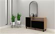 Vajillero MOSCONI 56921 Doors Nebra Natural/Negro 130 129×77×40 cm 