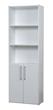 Blibioteca  RICCHEZZE MESINA 5 Espacios 2 Puertas Blanco 