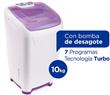 Lavarropas COLUMBIA LSC10001 Semiautomático 10 KG Con Bomba De Desagote Carga Manual