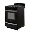 Cocina AURORA ARGENTA N4 56 cm Multigas Negra