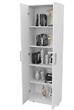 Biblioteca MOSCONI DAKAR 81052 181X60X31 Con Puertas Completas Blanco