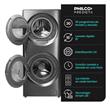 Lavasecarropas PHILCO 94PHLFT157GT Torre Predicta 15kg/7kg Dark Inox