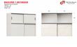 Baulera MOSCONI DAKAR 56365 Para Placard 1.80 Mts  Corrediza Blanco