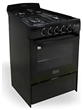 Cocina LA MAGICA BIANCA Negra Eco Multigas 56cm