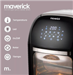 Freidora De Aire MAVERICK Hom0305 12 Lt 1800w