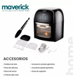 Freidora De Aire MAVERICK Hom0305 12 Lt 1800w