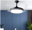 Ventilador KANJI KJH-CFHB001BK  de Techo Retráctil Negro