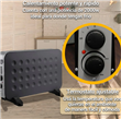 Convector KANJI Kjh-ch121 caloventor eléctrico con Termostato