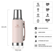Termo STANLEY mate system 1.2 litros rosa