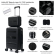 Set Valijas SKORA 39758 Hard Abs Beauty Case 20" y 14" negro