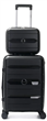 Set Valijas SKORA 39758 Hard Abs Beauty Case 20" y 14" negro
