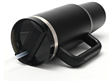 Vaso térmico SKORA 37127 con bombilla y tapon nube 1200ml negro