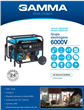 Grupo electrógeno GAMMA GE3481AR monofásico 6000V