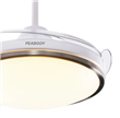 Ventilador de techo PEABODY PE-VTRDC425B retráctil con luz led
