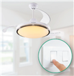 Ventilador de techo PEABODY PE-VTRDC425B retráctil con luz led