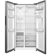 Heladera MIDEA MDRS710FGE46ADW no frost inverter side by side 510L