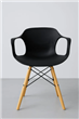 Juego De Mesa Y Sillas DAKOT Tipo Eames X4 Comedor Patas Madera