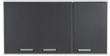 Alacena PLATINUM 3037 bco/gris grafito 120cm
