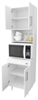 Despensero MOSCONI 10155 columna de cocina color blanco