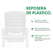 Reposera GARDEN LIFE Toronto F757000 Blanca