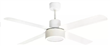 Ventilador PROTALIA 3418 De Techo control remoto blanco