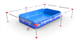 Pileta SOL DE VERANO Sol 200 Fun 230x150x40cm 1500L