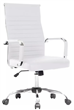 Sillón de escritorio BIG MARKET CROMO ALTA blanca