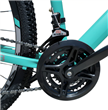 Bicicleta MDX Racer 2.4 rodado 29 con 21 velocidades  celeste