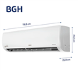 Aire Acondicionado BGH BSI106WCAW Split 10600W Inverter