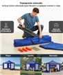 Gazebo GADNIC GAZEBO01 plegable reforzado 3X3 mts azul